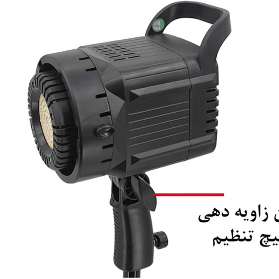کیت دو شاخه ویدیو لایت نورپردازی 300 وات مدل bk1201 با پایه و سافت باکس 50 در 70