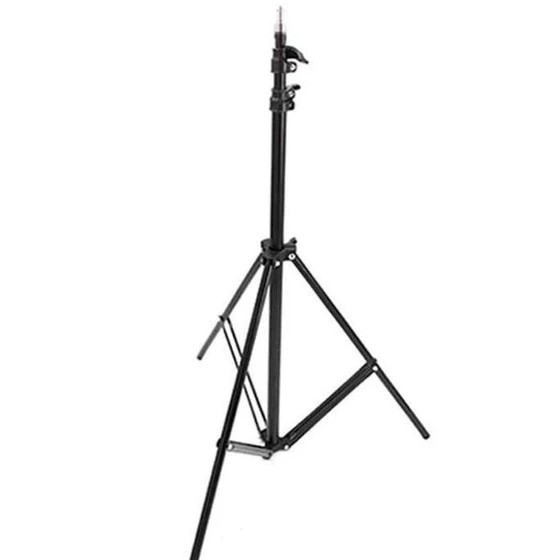 کیت دو شاخه ویدیو لایت نورپردازی 300 وات مدل bk1201 با پایه و سافت باکس 50 در 70