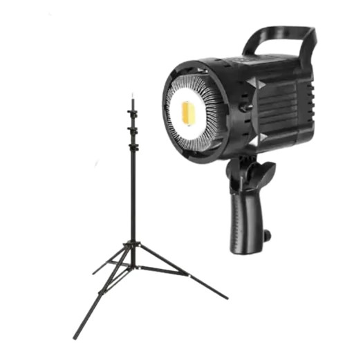 ویدیو لایت حرفه ای مدل Video Light Ky-Bk 1201 توان 300 وات با پایه (مناسب عکاسی ،فیلمبرداری ، تولید محتوا ...)